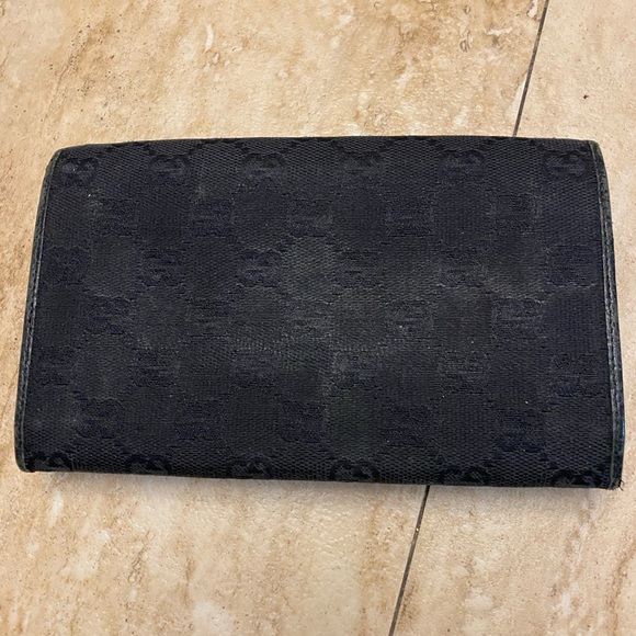 Gucci (2) authentic vintage Long Canvas and Leather Wallet and Free Gucci wallet - Picture 11 of 11